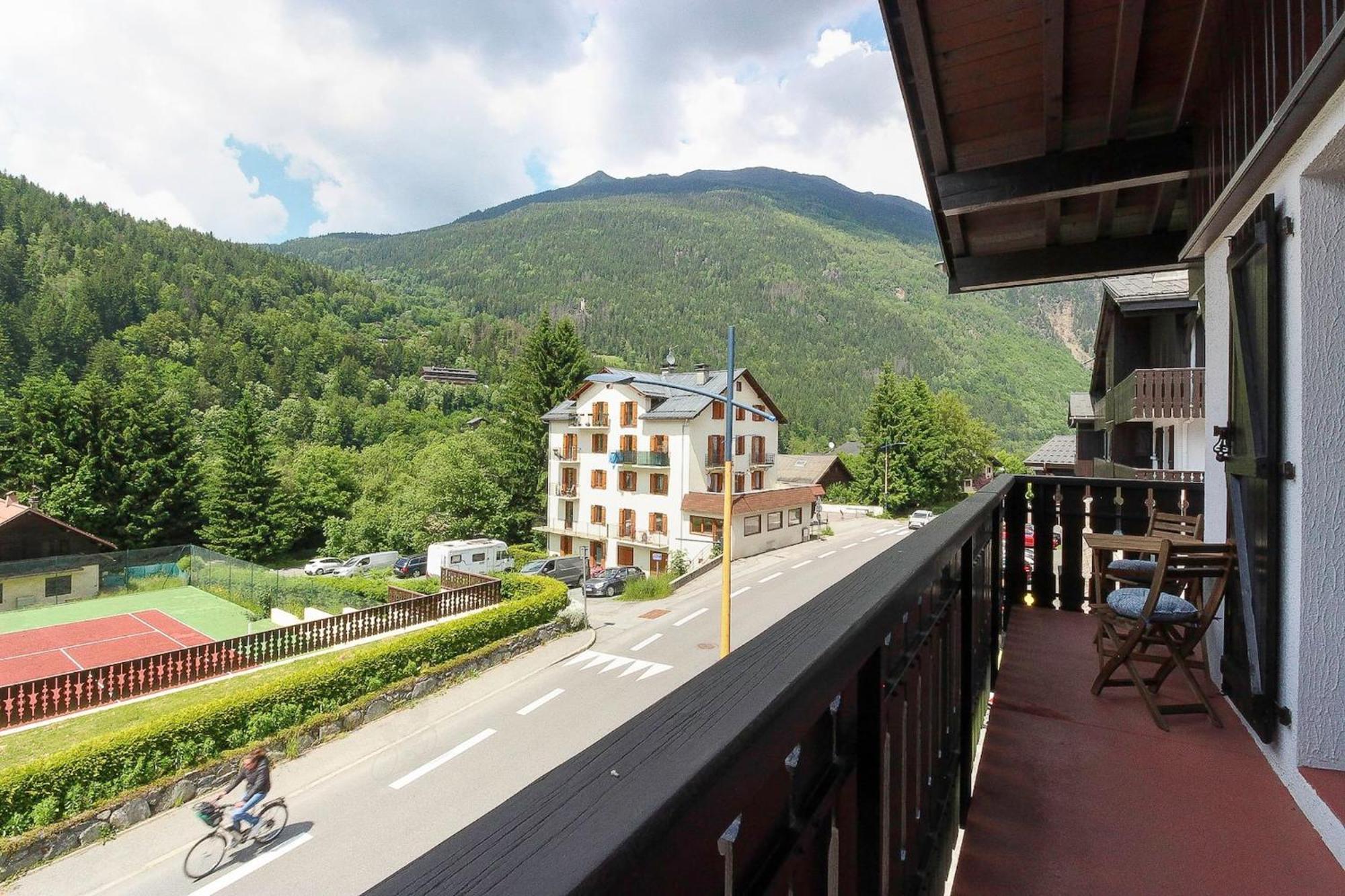 La Griaz - Chaleureux Et Cosy -Vue Sur Les Montagnes - Grand Balcon Apartment Les Houches Exterior foto